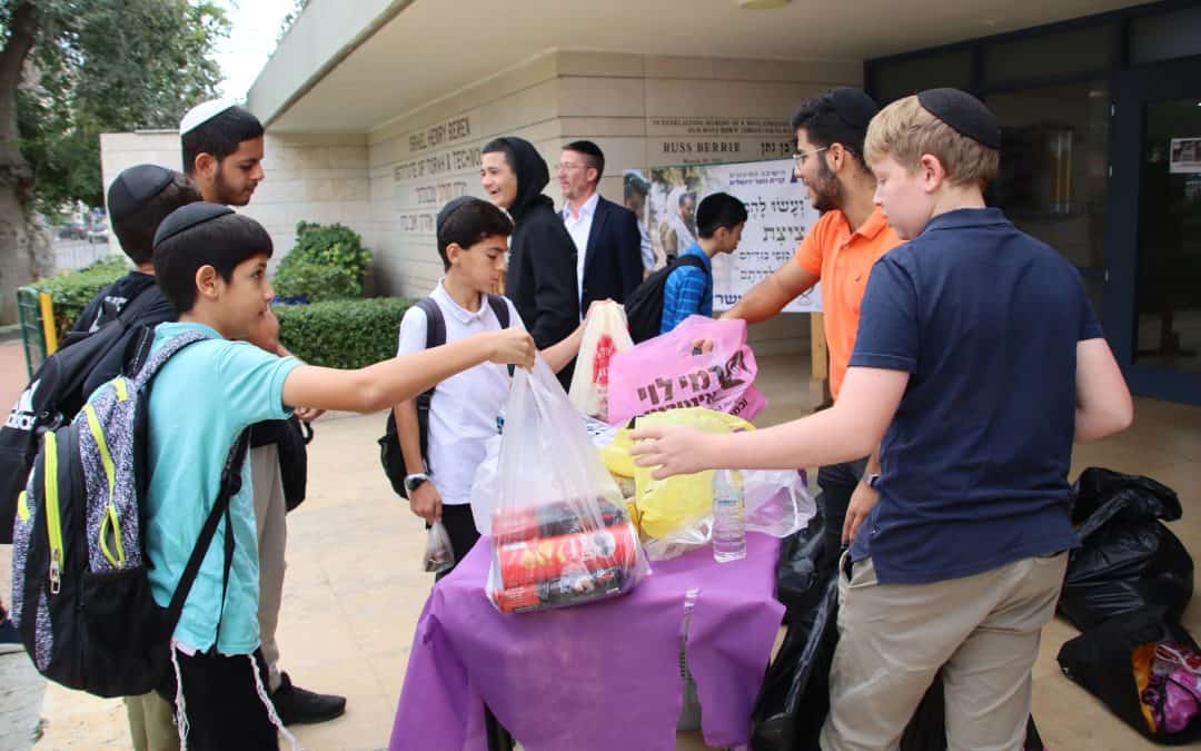 BTJ Students Initiate Relief Efforts for IDF Soldiers, War Victims